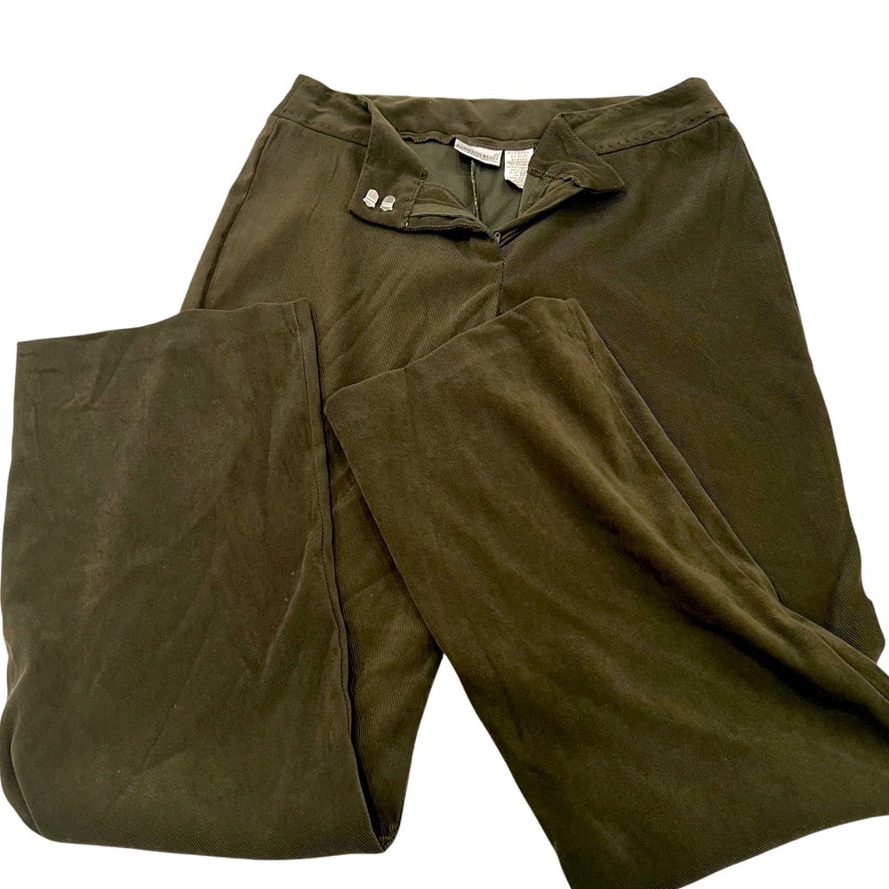 Fashion Bug dress jacket with matching pants. Olive green.